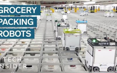 Inside A Warehouse Where Thousands Of Robots Pack Groceries
