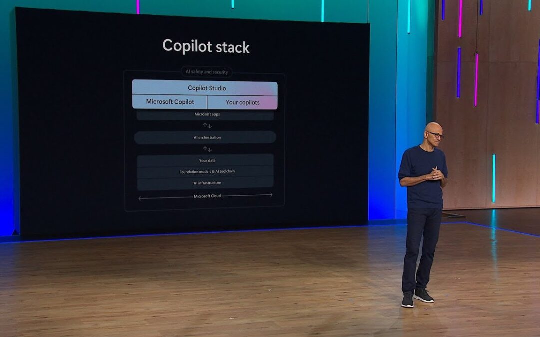 Satya Nadella Unveils Microsoft Copilot at Ignite