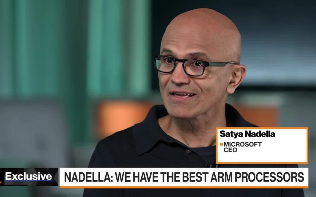Microsoft CEO Satya Nadella Talks AI and Market Competition