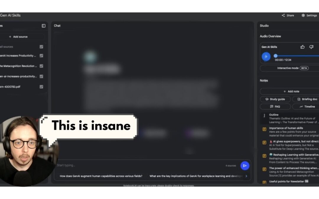 Notebook LM Update: Chatting with AI Podcast Hosts