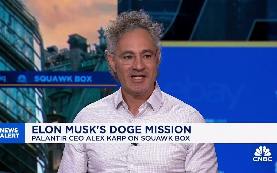 Palantir CEO on Musk: Society’s Key Issue is Institutional Trust