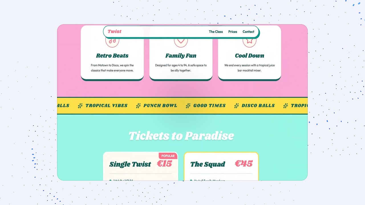 Gemini 3 Instantly Designs Retro-Themed Event Website