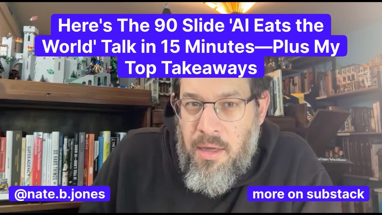 The ‘AI Eats the World’ 90-Slide Insights in 15 Minutes