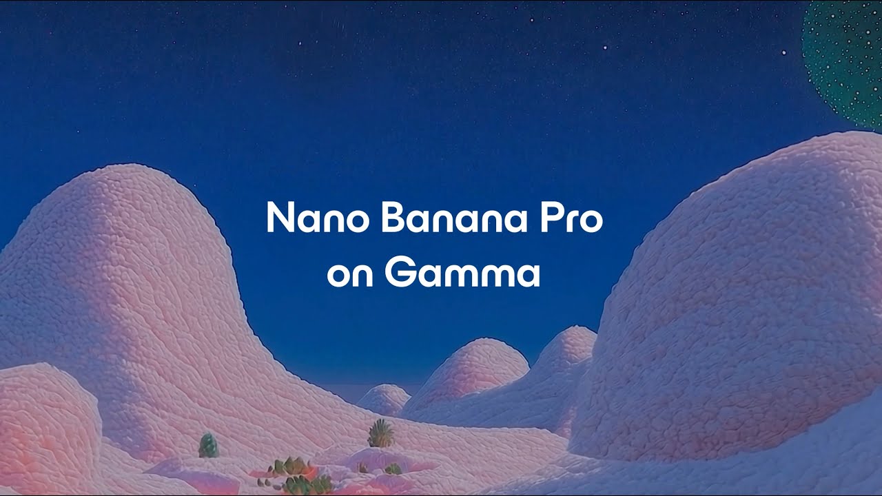 Nano Banana Pro brings advanced AI images to Gamma