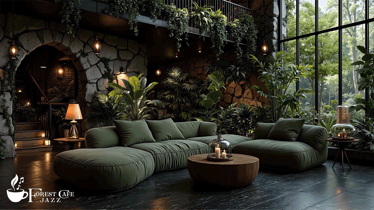 Soft Forest Cafe Jazz for Relaxation and Focus