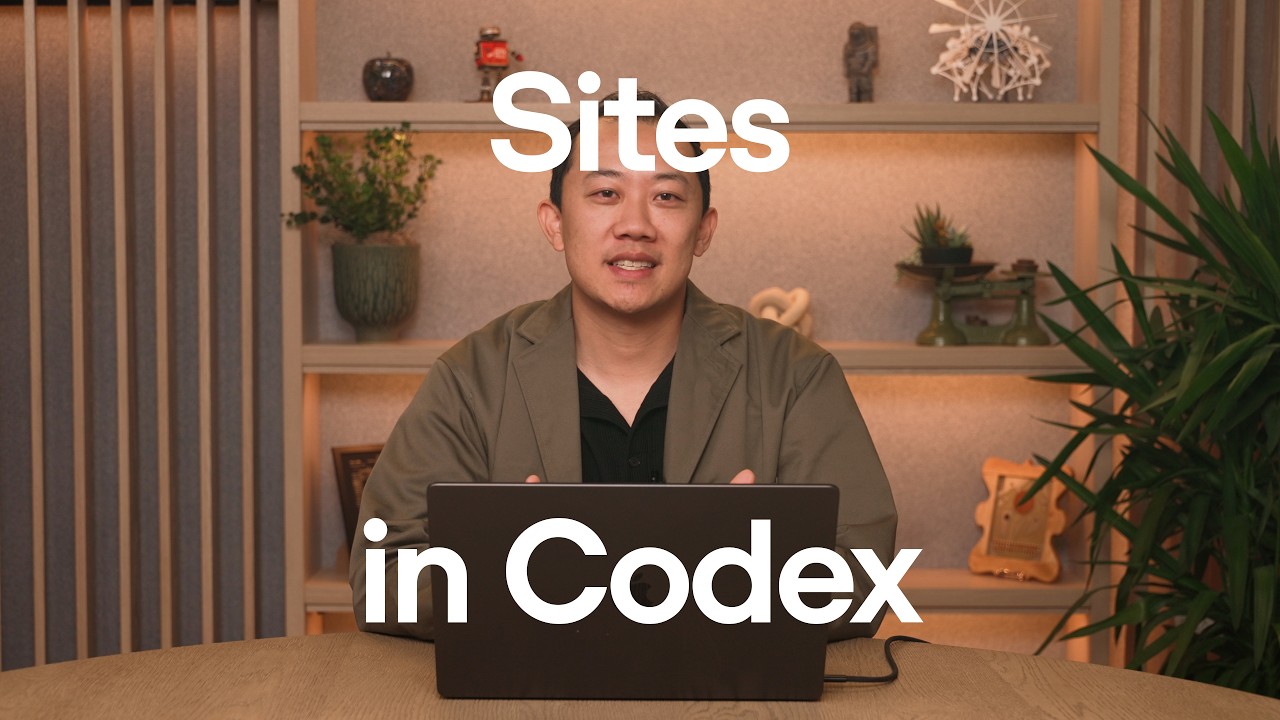 Introducing Sites in Codex for Team-Built Apps
