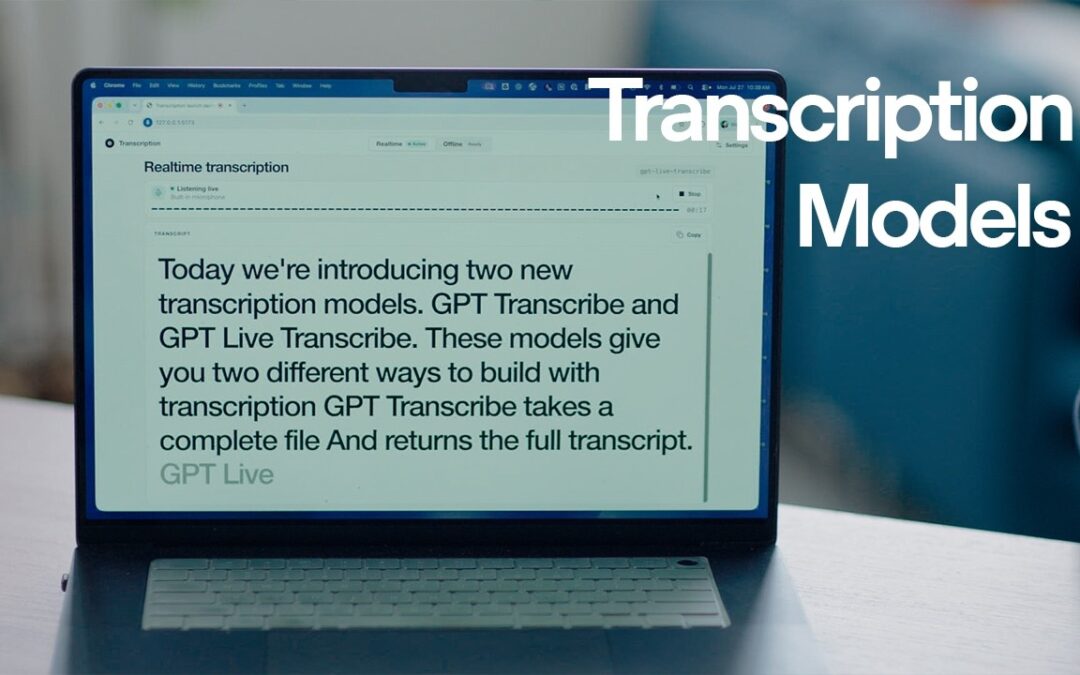 Introducing gpt-transcribe and gpt-live-transcribe