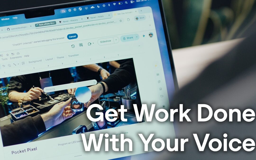 Using ChatGPT Voice for Work