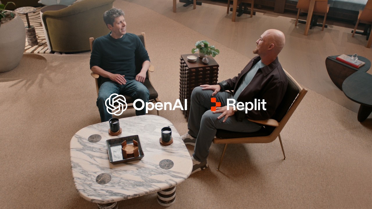 Amjad Masad and Sam Altman on Replit Free Mode