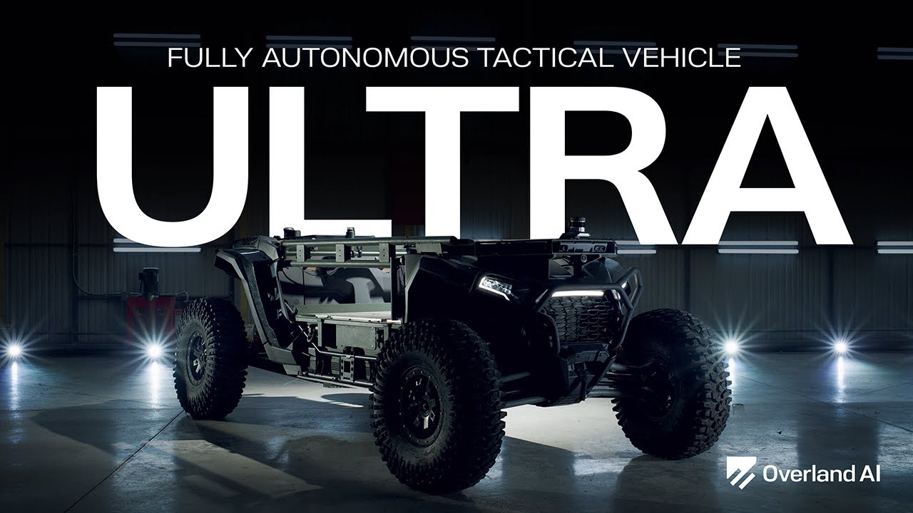 Overland AI ULTRA Autonomous Tactical Vehicle