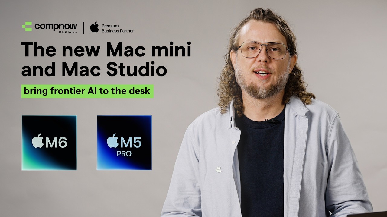 New Mac mini and Mac Studio bring AI to the desk