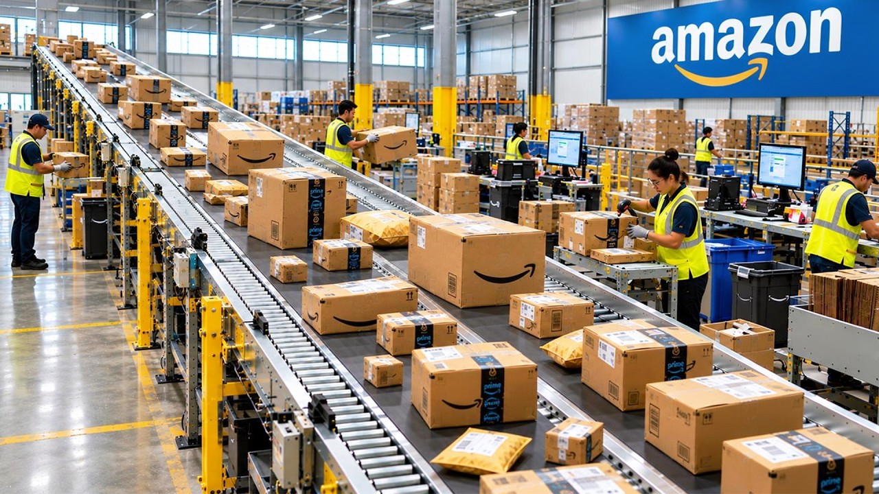 How Amazon Uses 1M Robots for 600,000 Orders an Hour