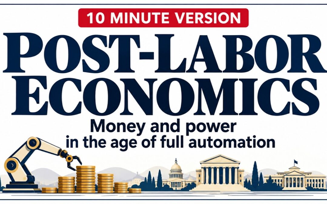 Post-Labor Economics in 10 Minutes